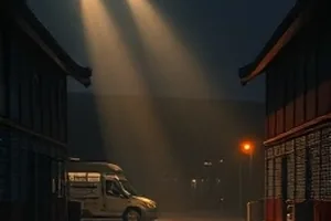《沉默的第七层》电梯走廊灯影封面